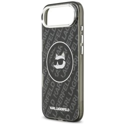 Karl lagerfeld IML Choupette Head Logo MagSafe iPhone Air phone case - Black (Black) други,аксесоари,karl,lagerfeld,iml,choupette,head,logo,magsafe,iphone,air,phone,case,black,(black)