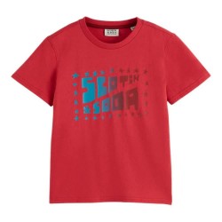 тениска,мъжки,тениски,дамски,тениски,scotch,&,soda,181927,short,sleeve,t,shirt,red,(tomato,puree)