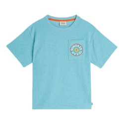 Тениска Scotch & soda 181991 short sleeve T-shirt - Blue (Milky Blue) тениска,мъжки,тениски,дамски,тениски,scotch,&,soda,181991,short,sleeve,t,shirt,blue,(milky,blue)