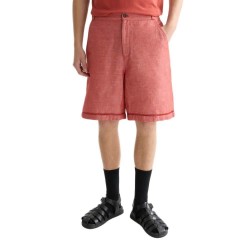 Къси панталони Scotch & soda 182195 Linen Wide Leg shorts - Pink (Bossa Nova) къси,панталони,мъжки,панталони,дамски,панталони,scotch,&,soda,182195,linen,wide,leg,shorts,pink,(bossa,nova)