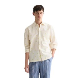 Риза с дълъг ръкав Scotch & soda 182217 Relaxed Fit long sleeve shirt - Yellow (Cactus Ditsy Eggnog) риза,с,дълъг,ръкав,дамски,ризи,мъжки,ризи,scotch,&,soda,182217,relaxed,fit,long,sleeve,shirt,yellow,(cactus,ditsy,eggnog)