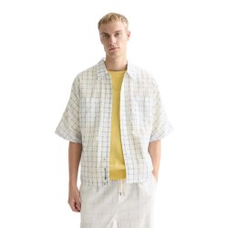 риза,с,къс,ръкав,дамски,ризи,мъжки,ризи,scotch,&,soda,182240,loose,fit,short,sleeve,shirt,white,(bright,white)