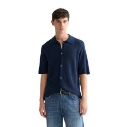 Риза с къс ръкав Scotch & soda 182251 short sleeve shirt - Blue (Horseshoes Infinity) риза,с,къс,ръкав,дамски,ризи,мъжки,ризи,scotch,&,soda,182251,short,sleeve,shirt,blue,(horseshoes,infinity)