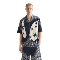 риза,с,къс,ръкав,дамски,ризи,мъжки,ризи,scotch,&,soda,183070,relaxed,fit,short,sleeve,shirt,blue,(horse,bandana,dress,blues)