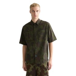 риза,с,къс,ръкав,дамски,ризи,мъжки,ризи,scotch,&,soda,183085,relaxed,fit,short,sleeve,shirt,green,(painterly,animal,olive,night)