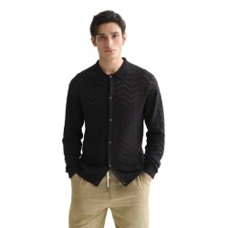 жилетка,мъжки,пуловери,дамски,пуловери,scotch,&,soda,183212,cardigan,black,(meteorite)