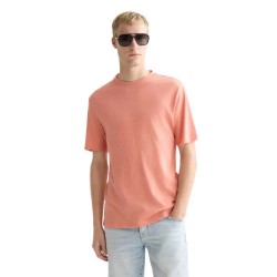 тениска,мъжки,тениски,дамски,тениски,scotch,&,soda,3,crosses,linen,short,sleeve,t,shirt,orange,(canyon,clay)
