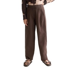 панталони,мъжки,панталони,дамски,панталони,scotch,&,soda,quinn,linen,wide,leg,pants,brown,(hot,fudge)