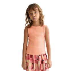 Блуза Scotch & soda Seasonal Core 182092 Sleeveless Sweater - Orange / Pink (Papaya Punch) блуза,мъжки,пуловери,дамски,пуловери,scotch,&,soda,seasonal,core,182092,sleeveless,sweater,orange,pink,(papaya,punch)