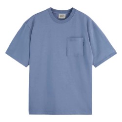 тениска,мъжки,тениски,дамски,тениски,scotch,&,soda,seasonal,core,3,crosses,184337,short,sleeve,t,shirt,blue,(infinity)