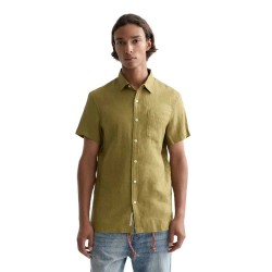 риза,с,къс,ръкав,мъжки,ризи,scotch,&,soda,seasonal,core,linen,regular,fit,short,sleeve,shirt,green,(green,moss)