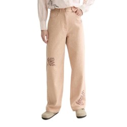 Панталони Scotch & soda The Ripple Straight Fit high waist pants - Beige (Rose Dust) панталони,мъжки,панталони,дамски,панталони,scotch,&,soda,the,ripple,straight,fit,high,waist,pants,beige,(rose,dust)