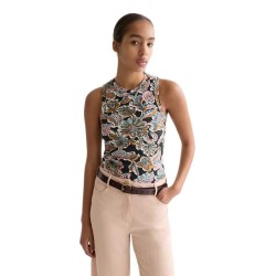 Тениска Scotch & soda U9A01272T sleeveless T-shirt - Multicolor (Lucky Bandana Multi Meteorite) тениска,мъжки,тениски,дамски,тениски,scotch,&,soda,u9a01272t,sleeveless,t,shirt,multicolor,(lucky,bandana,multi,meteorite)