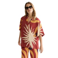Риза с къс ръкав Scotch & soda U9A01391T Relaxed Fit short sleeve shirt - Red (Desert Hawaiian Burnt Henna) риза,с,къс,ръкав,дамски,ризи,мъжки,ризи,scotch,&,soda,u9a01391t,relaxed,fit,short,sleeve,shirt,red,(desert,hawaiian,burnt,henna)