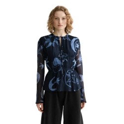 дамски,блузи,scotch,&,soda,u9b01083b,long,sleeve,blouse,blue,(cosmic,sky,spaced,carbon)