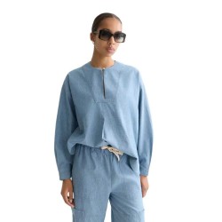 Scotch & soda U9B01251T long sleeve blouse - Grey (Blue Moon) дамски,блузи,scotch,&,soda,u9b01251t,long,sleeve,blouse,grey,(blue,moon)