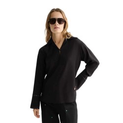 Scotch & soda U9B01256T long sleeve blouse - Black (Meteorite) дамски,блузи,scotch,&,soda,u9b01256t,long,sleeve,blouse,black,(meteorite)