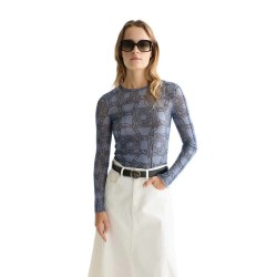 Тениска Scotch & soda U9B01305T long sleeve T-shirt - Blue (Horseshoes Infinity) тениска,мъжки,тениски,дамски,тениски,scotch,&,soda,u9b01305t,long,sleeve,t,shirt,blue,(horseshoes,infinity)