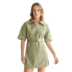рокля,дамски,поли,и,рокли,scotch,&,soda,ufu01431t,short,sleeve,short,dress,green,(oil,green)