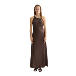 рокля,дамски,поли,и,рокли,scotch,&,soda,ufu01445t,sleeveless,long,dress,brown,(hot,fudge)