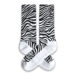чорапи,мъжки,чорапи,jimmy,lion,athletic,zebra,print,long,socks,white,(white)