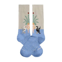 чорапи,дамски,чорапи,jimmy,lion,brianda,duality,long,socks,blue,grey,(deep,blue)