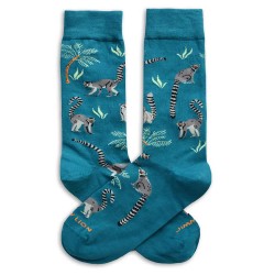 чорапи,мъжки,чорапи,jimmy,lion,lemur,long,socks,blue,(dark,acqua)