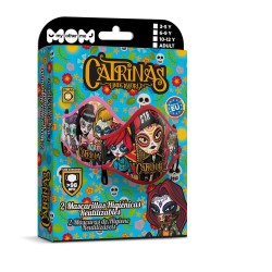 My other me fun company Catrinas Premium face mask 2 units - Multicolor (Pink / Red) други,аксесоари,my,other,me,fun,company,catrinas,premium,face,mask,2,units,multicolor,(pink,red)