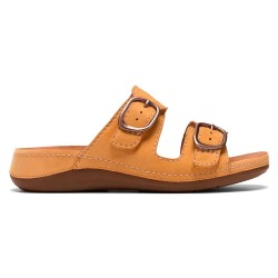 Сандали на платформа Clarks shoes Cecily Step wedge sandals - Brown (Light Ochre Nubuck) сандали,на,платформа,дамски,сандали,и,чехли,clarks,shoes,cecily,step,wedge,sandals,brown,(light,ochre,nubuck)