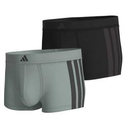 боксерки,мъжко,бельо,adidas,active,flex,cotton,3,stripe,boxers,2,units,green,black,(black,sage)