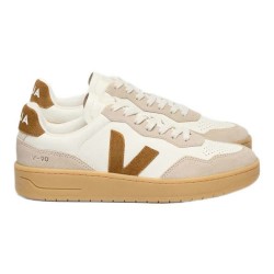 Маратонки Veja V-90 trainers - White (Pure Camel Almond Natural) маратонки,мъжки,маратонки,дамски,маратонки,veja,v,90,trainers,white,(pure,camel,almond,natural)