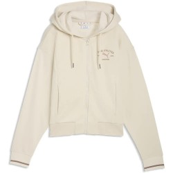 блуза,дамски,блузи,puma,class,full,zip,sweatshirt,beige,(alpine,snow)