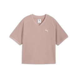 тениска,мъжки,тениски,дамски,тениски,puma,class,pinnacle,relaxed,fit,short,sleeve,v,neck,t,shirt,brown,(sandstone)