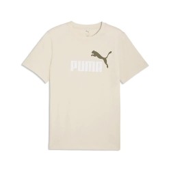 Тениска Puma ESS 2 Color No 1 short sleeve T-shirt - Beige (Alpine Snow / White) тениска,мъжки,тениски,дамски,тениски,puma,ess,2,color,no,1,short,sleeve,t,shirt,beige,(alpine,snow,white)