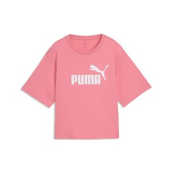 тениска,мъжки,тениски,дамски,тениски,puma,ess,no,1,logo,cropped,short,sleeve,t,shirt,pink,(wild,pink)