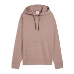 суичър,дамски,блузи,puma,ess,script,hoodie,brown,(sandstone)