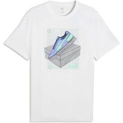 Тениска Puma Graphic Sneaker short sleeve T-shirt - White (Puma White) тениска,мъжки,тениски,дамски,тениски,puma,graphic,sneaker,short,sleeve,t,shirt,white,(puma,white)