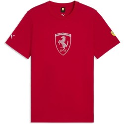 тениска,мъжки,тениски,дамски,тениски,puma,ferrari,tonal,shield,short,sleeve,t,shirt,red,(rosso,corsa)