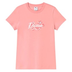 тениска,мъжки,тениски,дамски,тениски,puma,floral,graphic,cat,short,sleeve,t,shirt,pink,(rosy,outlook)
