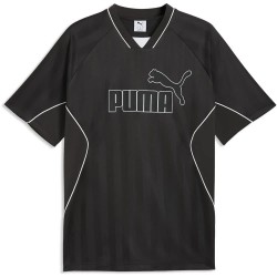 футболна,фланелка,мъжки,тениски,дамски,тениски,puma,sport,stripe,football,short,sleeve,v,neck,t,shirt,black,(puma,black)