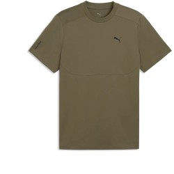Тениска Puma Tech short sleeve T-shirt - Green / Brown (Loden Green) тениска,мъжки,тениски,дамски,тениски,puma,tech,short,sleeve,t,shirt,green,brown,(loden,green)