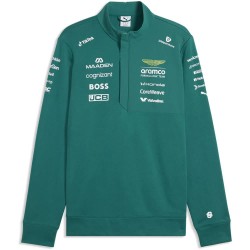 блуза,мъжки,пуловери,puma,x,aston,martin,f1,replica,half,zip,sweatshirt,green,(green,lux)