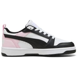 Маратонки Puma Rebound V6 Lo J trainers - White (Puma White / Puma Black / Pearl Pink) маратонки,мъжки,маратонки,дамски,маратонки,puma,rebound,v6,lo,j,trainers,white,(puma,white,puma,black,pearl,pink)