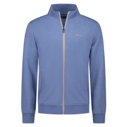 Блуза Nza new zealand 26AN300 full zip sweatshirt - Blue (Classic Blue Melange) блуза,мъжки,пуловери,nza,new,zealand,26an300,full,zip,sweatshirt,blue,(classic,blue,melange)