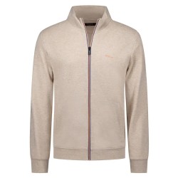Блуза Nza new zealand 26AN300 full zip sweatshirt - Beige (Light Cream Melange) блуза,мъжки,пуловери,nza,new,zealand,26an300,full,zip,sweatshirt,beige,(light,cream,melange)
