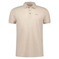 Nza new zealand 26CN150 short sleeve polo - Beige (Soft Ecru Melange) дамски,блузи,с,яка,мъжки,блузи,с,яка,nza,new,zealand,26cn150,short,sleeve,polo,beige,(soft,ecru,melange)