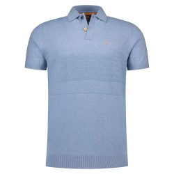 Nza new zealand 26CN180 short sleeve polo - Blue (Sky Blue Melange) дамски,блузи,с,яка,мъжки,блузи,с,яка,nza,new,zealand,26cn180,short,sleeve,polo,blue,(sky,blue,melange)