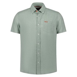 риза,с,къс,ръкав,дамски,ризи,мъжки,ризи,nza,new,zealand,26cn506s,short,sleeve,shirt,green,(mist,green,melange)