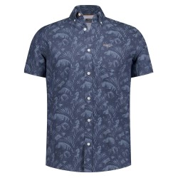 Риза с къс ръкав Nza new zealand 26CN559S short sleeve shirt - Blue (Navy Sky) риза,с,къс,ръкав,дамски,ризи,мъжки,ризи,nza,new,zealand,26cn559s,short,sleeve,shirt,blue,(navy,sky)
