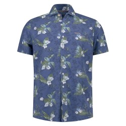 Риза с къс ръкав Nza new zealand 26CN580S short sleeve shirt - Blue (Navy Sky) риза,с,къс,ръкав,дамски,ризи,мъжки,ризи,nza,new,zealand,26cn580s,short,sleeve,shirt,blue,(navy,sky)